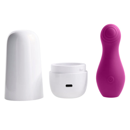 Playboy The Jet Set - Tapper w/ case – Rechargeable, Discreet, Intimate Wellness Accessory – Quiet, Rechargeable, Waterproof, Couples & Solo Use, Discreet Intimate Wellness Accessory