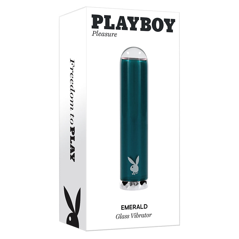Playboy Emerald Glass Vibrator.