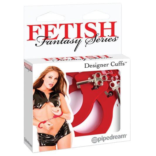 Fetish Fantasy Designer Cuffs-Red.