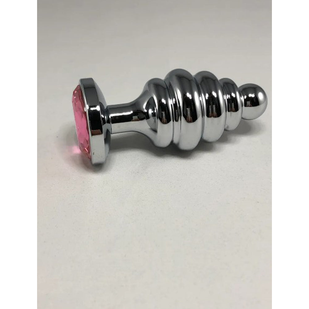 Thread backdoor Plug: Large w/ Pink – Rechargeable, Discreet, Intimate Wellness Accessory – Quiet, Rechargeable, Waterproof, Couples & Solo Use, Discreet Intimate Wellness Accessory