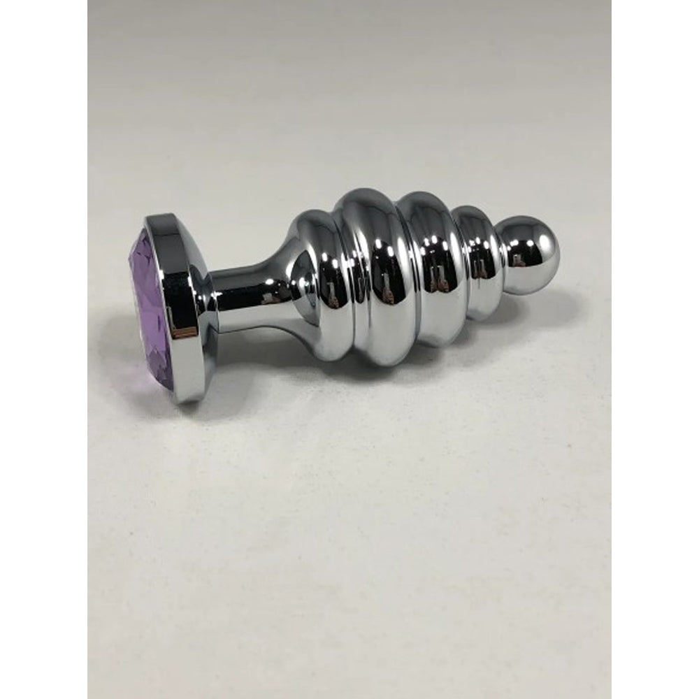 Thread backdoor Plug: Large w/ Purple – Rechargeable, Discreet, Intimate Wellness Accessory – Quiet, Rechargeable, Waterproof, Couples & Solo Use, Discreet Intimate Wellness Accessory