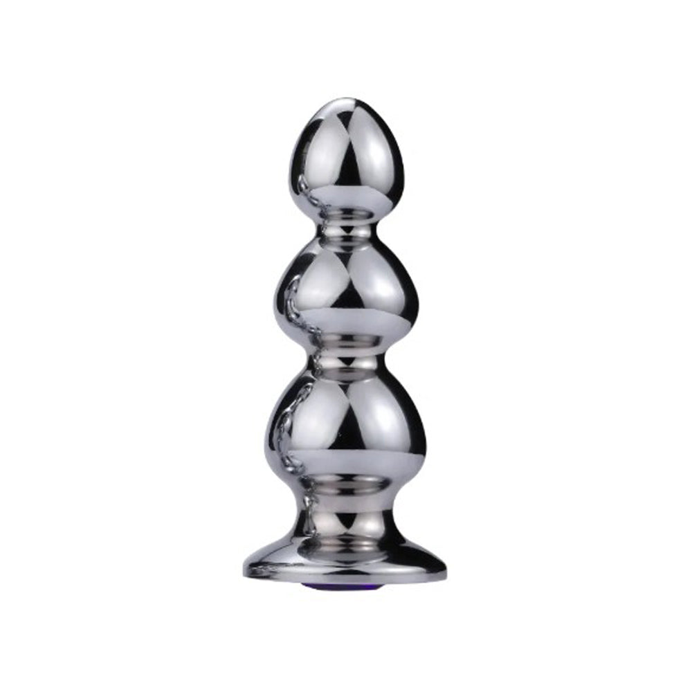 Extreme backdoor Triple Bead w/ Onyx jewel – Rechargeable, Discreet, Intimate Wellness Accessory – Quiet, Rechargeable, Waterproof, Couples & Solo Use, Discreet Intimate Wellness Accessory