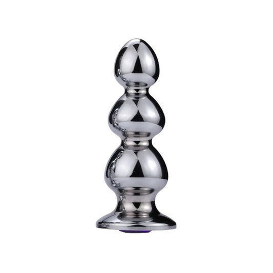 Extreme backdoor Triple Bead w/ Onyx jewel – Rechargeable, Discreet, Intimate Wellness Accessory – Quiet, Rechargeable, Waterproof, Couples & Solo Use, Discreet Intimate Wellness Accessory