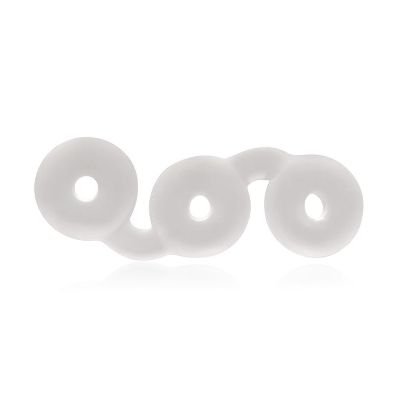 Triple Stack Donut Ring  * – Rechargeable, Discreet, Intimate Wellness Accessory – Quiet, Rechargeable, Waterproof, Couples & Solo Use, Discreet Intimate Wellness Accessory