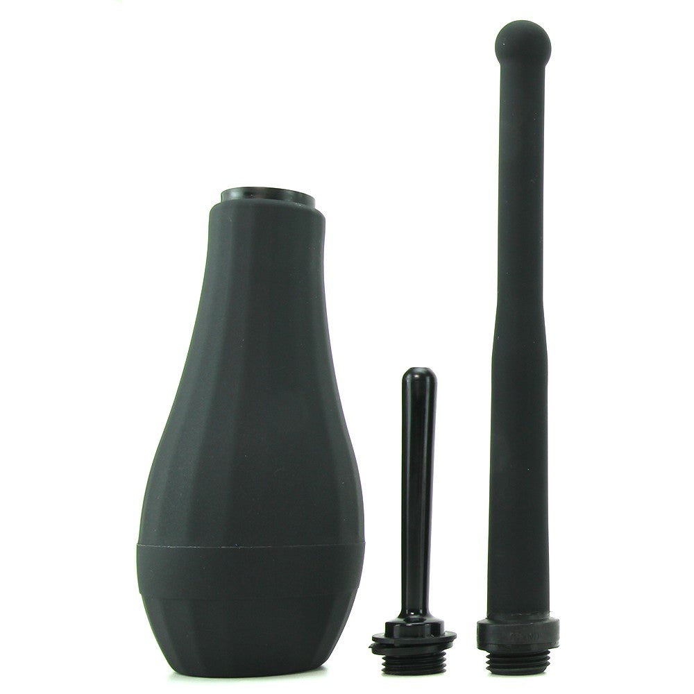 Ergoflo Director backdoor Douche - Black – Rechargeable, Discreet, Intimate Wellness Accessory – Quiet, Rechargeable, Waterproof, Couples & Solo Use, Discreet Intimate Wellness Accessory