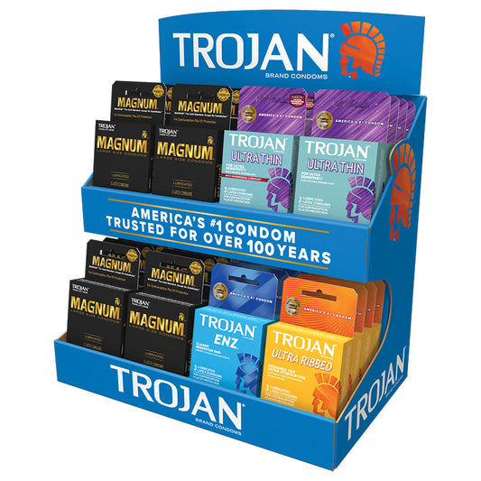 Trojan Pre Packed Display of 32pcs.