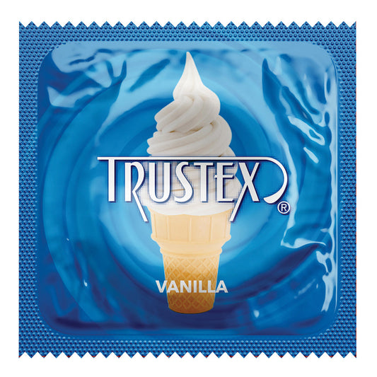 Trustex Flavored Condom-Vanilla (Bulk).