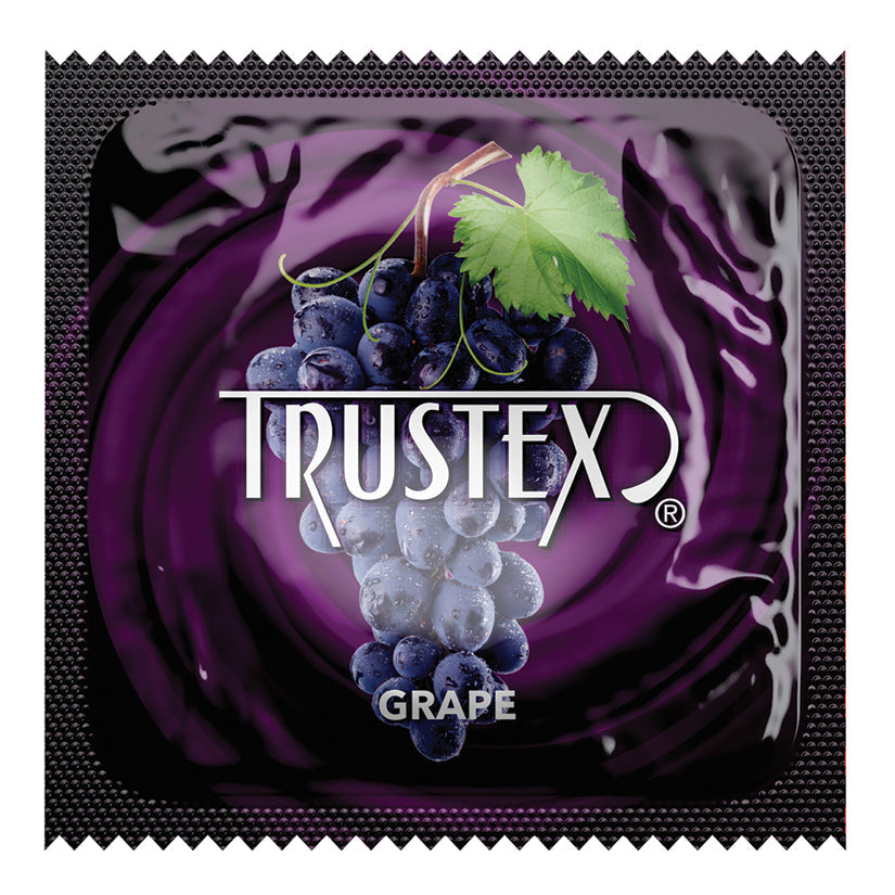 Trustex Flavored Condom-Grape (Bulk).