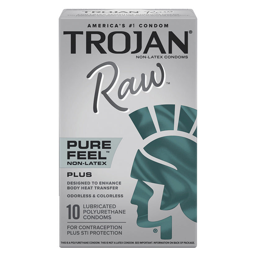 Trojan Raw Condoms (10 Pack).