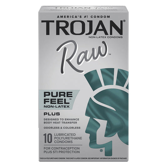 Trojan Raw Condoms (10 Pack).