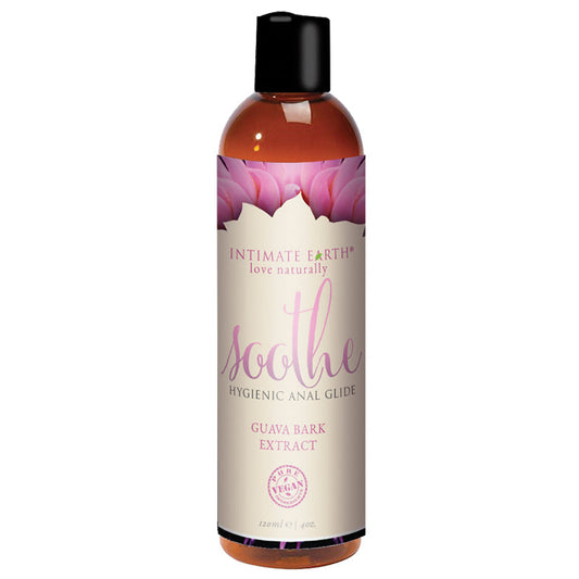 Intimate Earth Soothe Anal Antibacterial Glide 4oz.