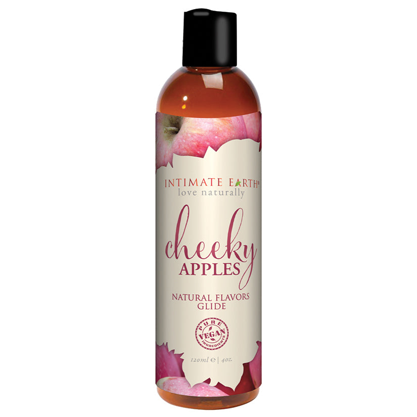 Intimate Earth Oral Pleasure Glide-Cheeky Apples 4oz.