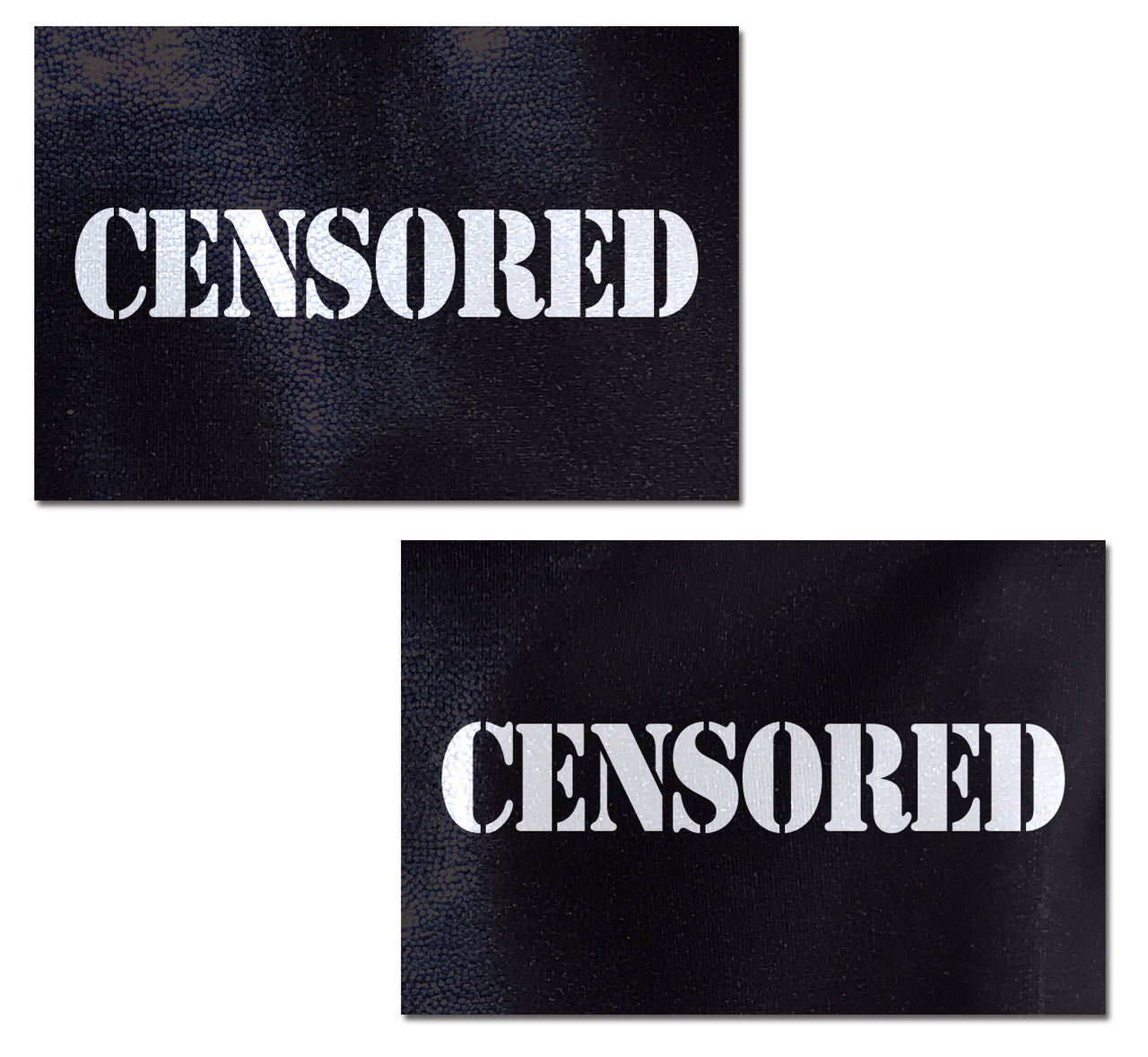 Censored Bar Pastease - White on Black – Rechargeable, Discreet, Intimate Wellness Accessory – Quiet, Rechargeable, Waterproof, Couples & Solo Use, Discreet Intimate Wellness Accessory
