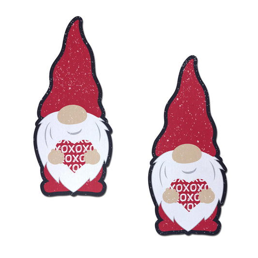 Sweetheart Garden Gnome Pasties – Rechargeable, Discreet, Intimate Wellness Accessory – Quiet, Rechargeable, Waterproof, Couples & Solo Use, Discreet Intimate Wellness Accessory