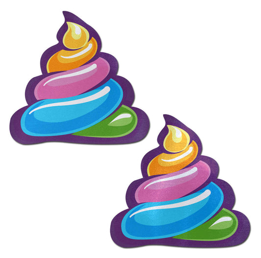 Scummy Bear Rainbow Poop Emoji – Rechargeable, Discreet, Intimate Wellness Accessory – Quiet, Rechargeable, Waterproof, Couples & Solo Use, Discreet Intimate Wellness Accessory