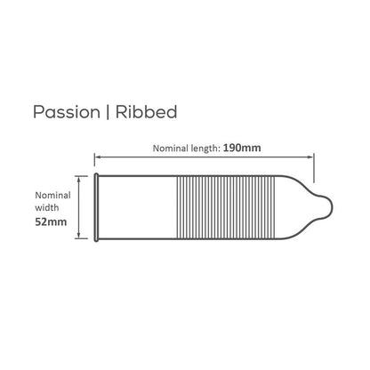 Pasante Ribbed – Rechargeable, Discreet, Intimate Wellness Accessory – Quiet, Rechargeable, Waterproof, Couples & Solo Use, Discreet Intimate Wellness Accessory