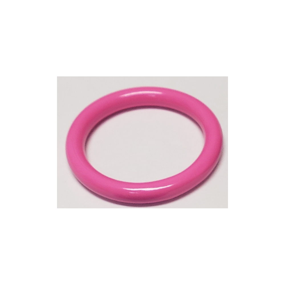 1.5" Seamless Stainless C-Ring - Pink – Rechargeable, Discreet, Intimate Wellness Accessory – Quiet, Rechargeable, Waterproof, Couples & Solo Use, Discreet Intimate Wellness Accessory