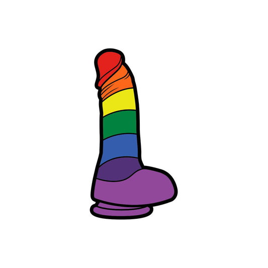 Enamel Pin: Rainbow personal massager – Rechargeable, Discreet, Intimate Wellness Accessory – Quiet, Rechargeable, Waterproof, Couples & Solo Use, Discreet Intimate Wellness Accessory