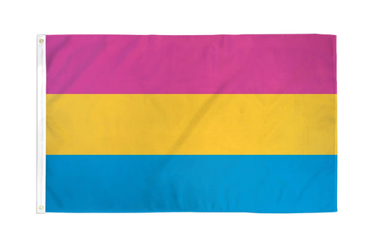 Pansexual Flag 3' X 5' Polyester – Rechargeable, Discreet, Intimate Wellness Accessory – Quiet, Rechargeable, Waterproof, Couples & Solo Use, Discreet Intimate Wellness Accessory