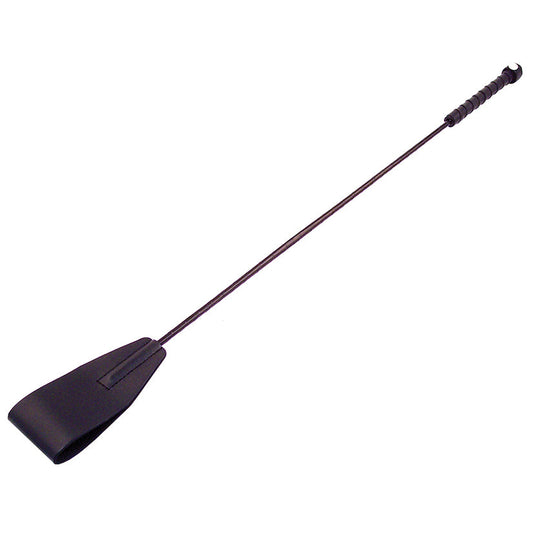 Rouge Group Leather Riding Crop-Black.