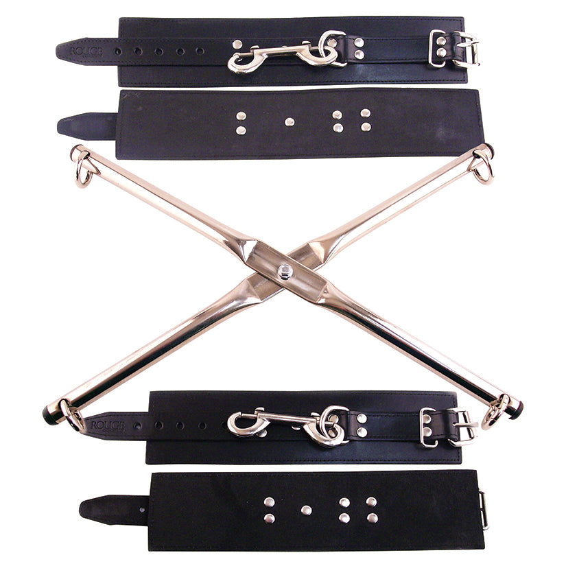 Rouge Group Rod Hog-Tie With Leather Wrist and Ankle Cuffs.