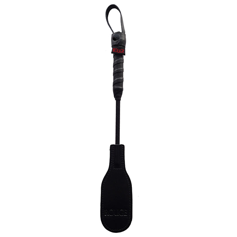 Rouge Group Leather Mini Oval Paddle-Black.