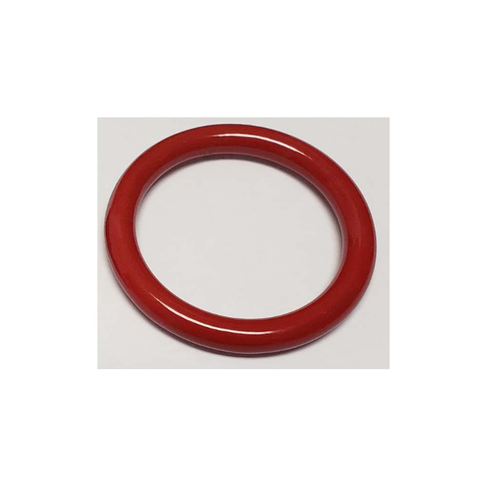 1.5" Seamless Stainless C-Ring - Red – Rechargeable, Discreet, Intimate Wellness Accessory – Quiet, Rechargeable, Waterproof, Couples & Solo Use, Discreet Intimate Wellness Accessory