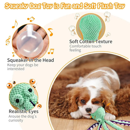 Octopus Plush Chew novelty item – Interactive, Bite-Resistant, Teeth Cleaning for Cats and Dogs – Rechargeable, Discreet, Intimate Wellness Accessory – Quiet, Rechargeable, Waterproof, Couples & Solo Use, Discreet Intimate Wellness Accessory