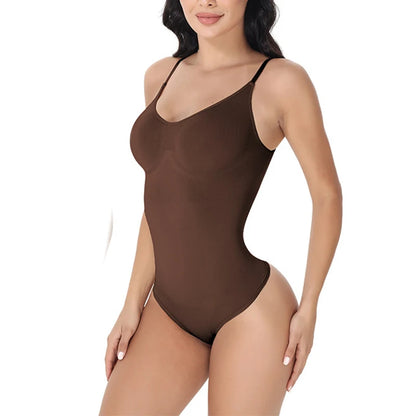 SlimFit V Neck Shapewear Bodysuit
