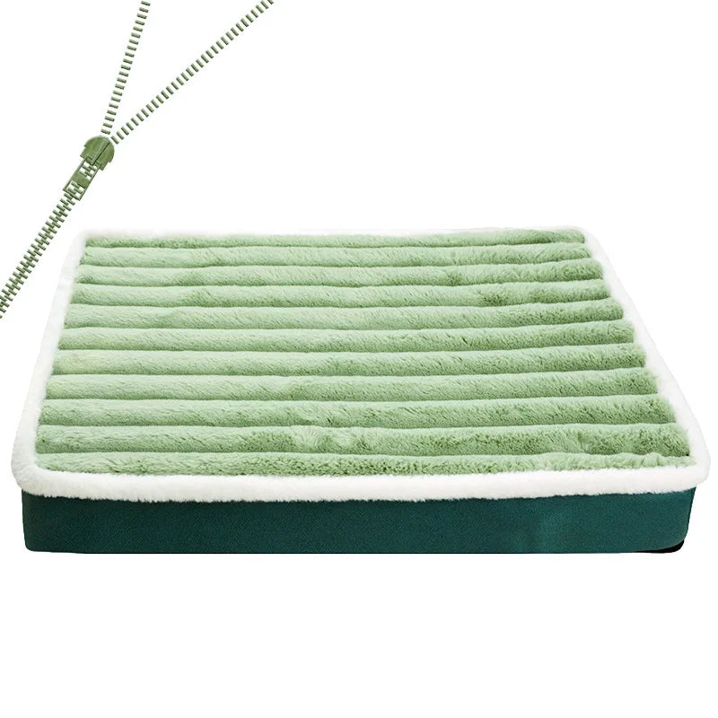 Dog Bed Mat with Zipper Remolvable Pet Mattress