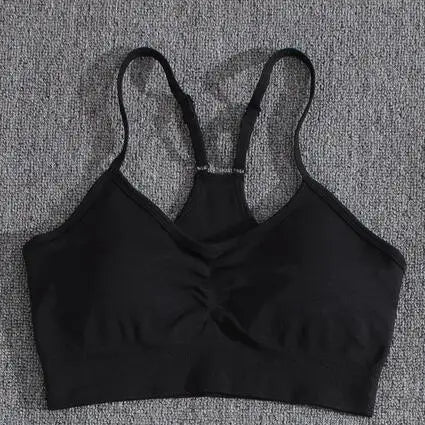 Solid Women Two Piece Sets Peach Buttocks Shorts Female Trackuists Gym Set Halter Fitness Shorts Push Up Bra Summer [BRA]