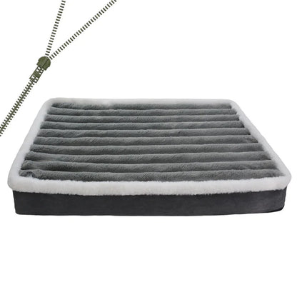 Dog Bed Mat with Zipper Remolvable Pet Mattress