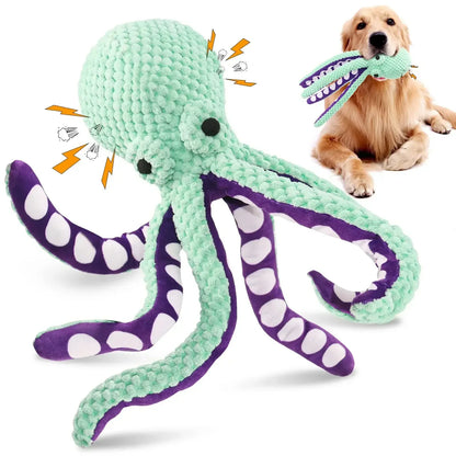 Octopus Plush Chew novelty item – Interactive, Bite-Resistant, Teeth Cleaning for Cats and Dogs – Rechargeable, Discreet, Intimate Wellness Accessory – Quiet, Rechargeable, Waterproof, Couples & Solo Use, Discreet Intimate Wellness Accessory