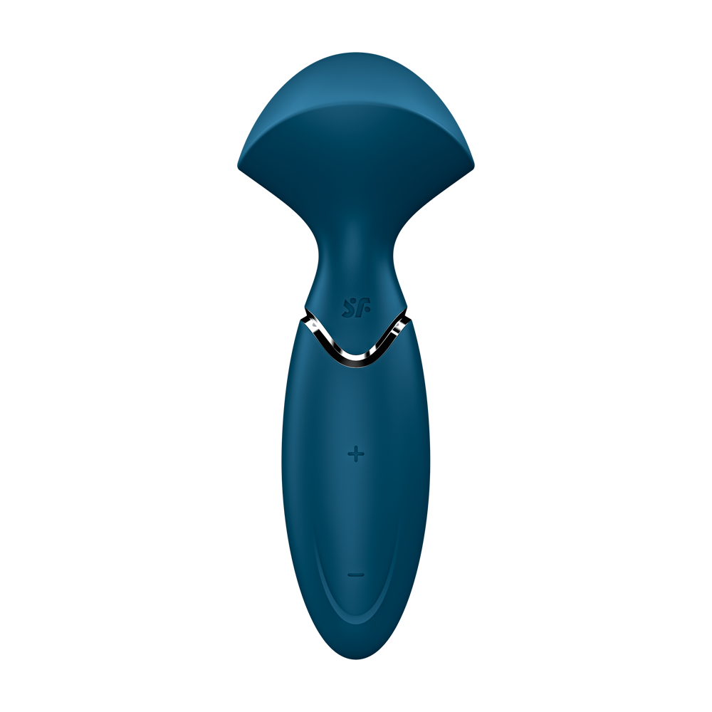 Mini Wand-er Vibe - Blue – Rechargeable, Discreet, Intimate Wellness Accessory – Quiet, Rechargeable, Waterproof, Couples & Solo Use, Discreet Intimate Wellness Accessory