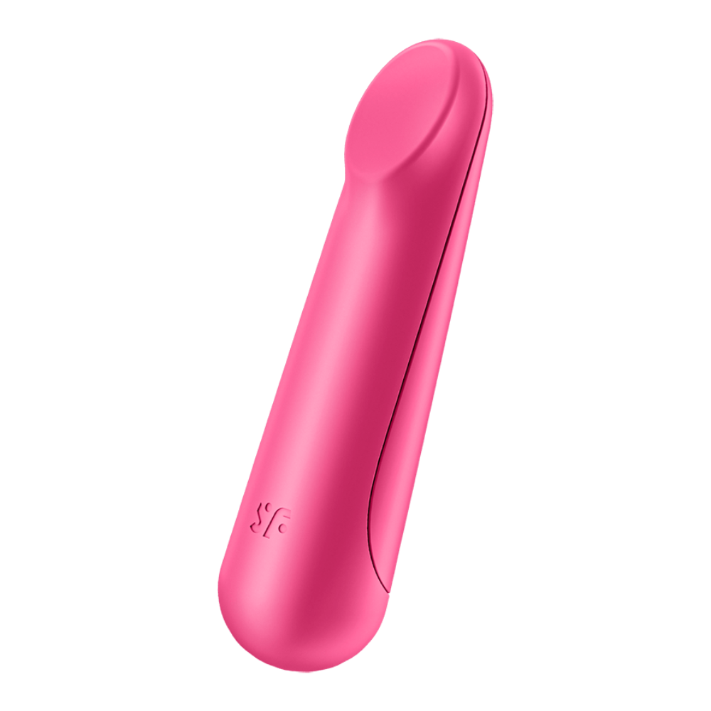 Ultra Power Bullet 3 - Fireball Red – Rechargeable, Discreet, Intimate Wellness Accessory – Quiet, Rechargeable, Waterproof, Couples & Solo Use, Discreet Intimate Wellness Accessory