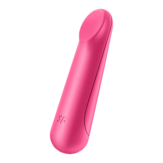 Ultra Power Bullet 3 - Fireball Red – Rechargeable, Discreet, Intimate Wellness Accessory – Quiet, Rechargeable, Waterproof, Couples & Solo Use, Discreet Intimate Wellness Accessory