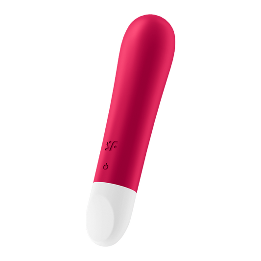 Ultra Power Bullet 1 - Perfect Twist Red – Rechargeable, Discreet, Intimate Wellness Accessory – Quiet, Rechargeable, Waterproof, Couples & Solo Use, Discreet Intimate Wellness Accessory