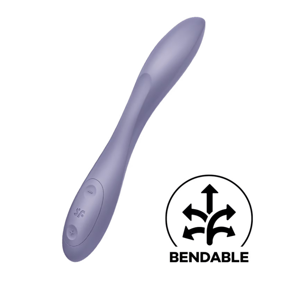 G-Spot Flex 2 - Dark Violet – Rechargeable, Discreet, Intimate Wellness Accessory – Quiet, Rechargeable, Waterproof, Couples & Solo Use, Discreet Intimate Wellness Accessory