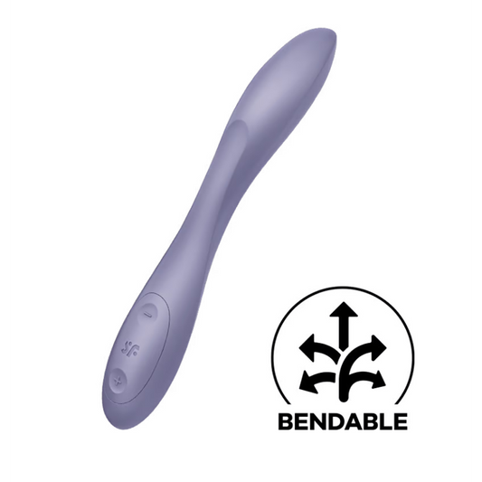 G-Spot Flex 2 - Dark Violet – Rechargeable, Discreet, Intimate Wellness Accessory – Quiet, Rechargeable, Waterproof, Couples & Solo Use, Discreet Intimate Wellness Accessory