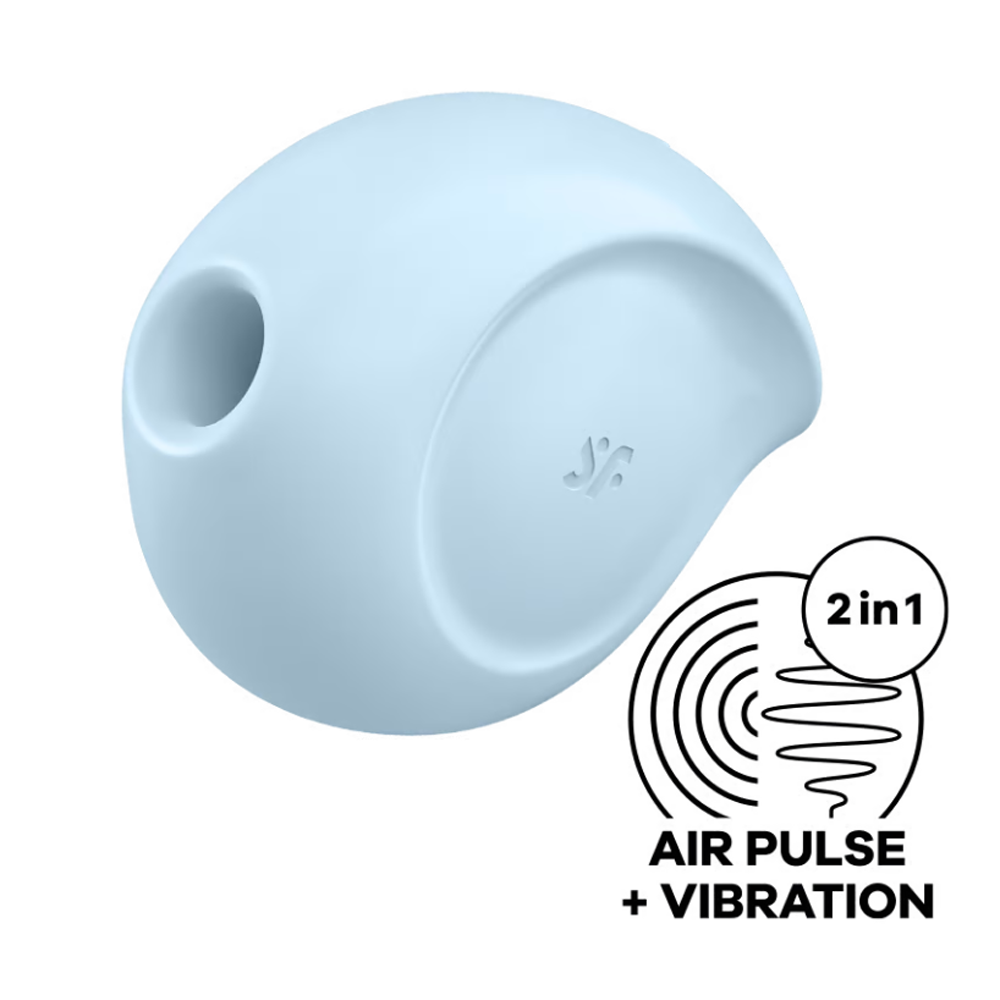 Sugar Rush - Blue – Rechargeable, Discreet, Intimate Wellness Accessory – Quiet, Rechargeable, Waterproof, Couples & Solo Use, Discreet Intimate Wellness Accessory