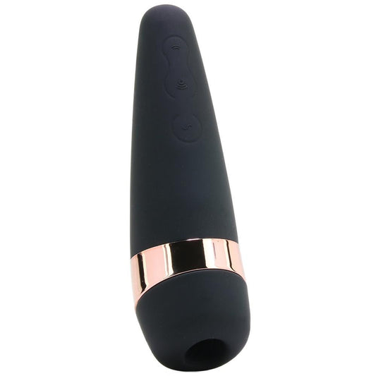 Pro 3+ Black w Gold – Rechargeable, Discreet, Intimate Wellness Accessory – Quiet, Rechargeable, Waterproof, Couples & Solo Use, Discreet Intimate Wellness Accessory
