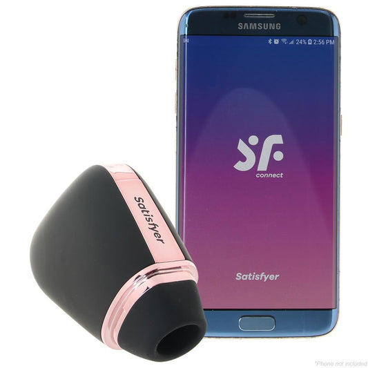 Love Triangle - Black - Connect App – Rechargeable, Discreet, Intimate Wellness Accessory – Quiet, Rechargeable, Waterproof, Couples & Solo Use, Discreet Intimate Wellness Accessory