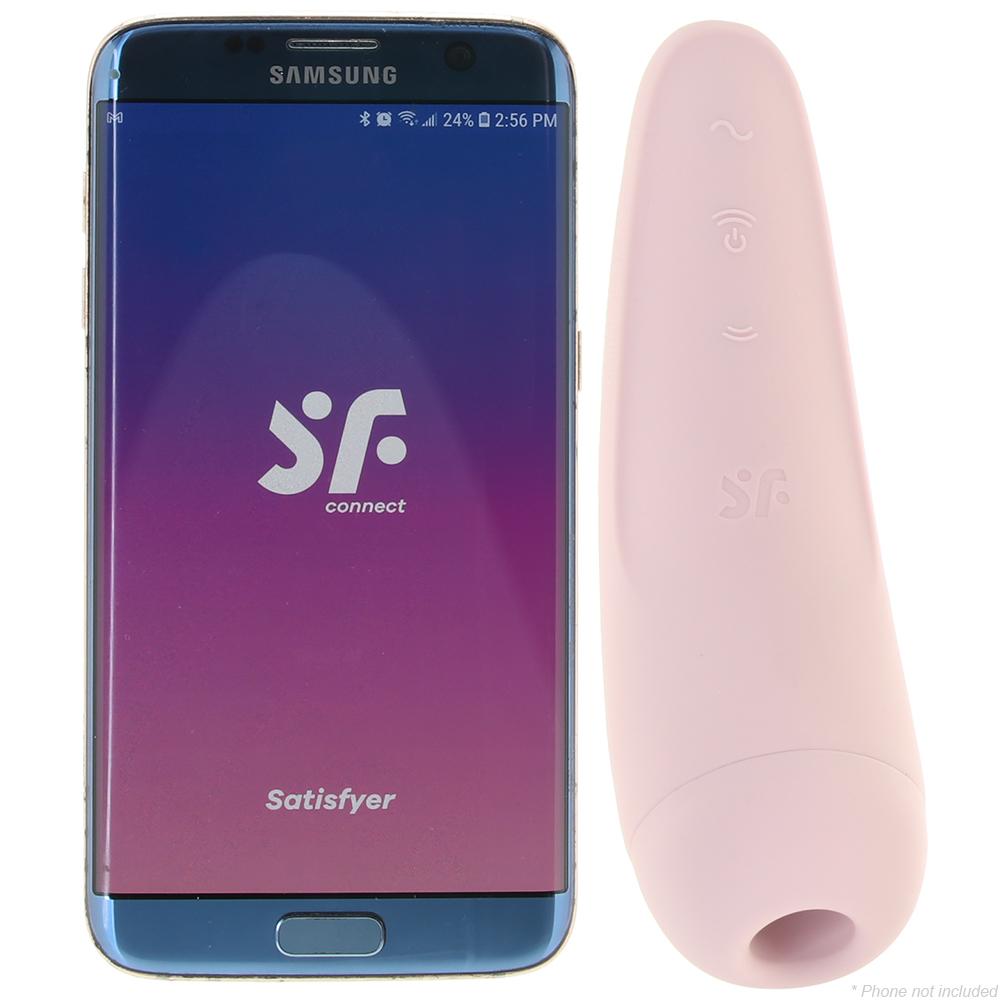 Satisfyer Curvy 2+ Pink - Connect App – Rechargeable, Discreet, Intimate Wellness Accessory – Quiet, Rechargeable, Waterproof, Couples & Solo Use, Discreet Intimate Wellness Accessory