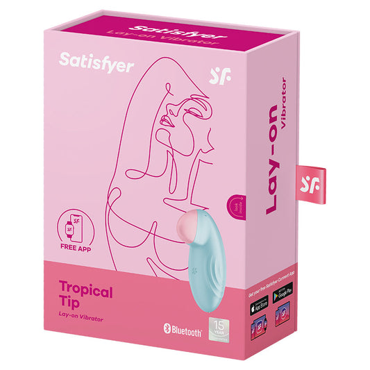 Satisfyer Tropical Tip-Light Blue.