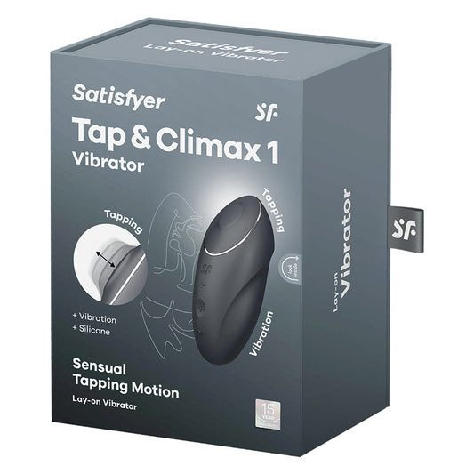 Satisfyer Tap and Climax 1-Grey.