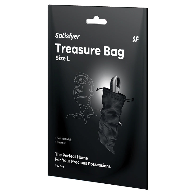 Satisfyer Treasure Bag L-Black.