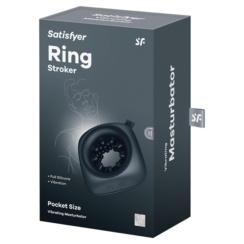 Satisfyer Ring Stroker-Black.