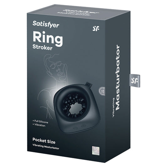 Satisfyer Ring Stroker-Black.
