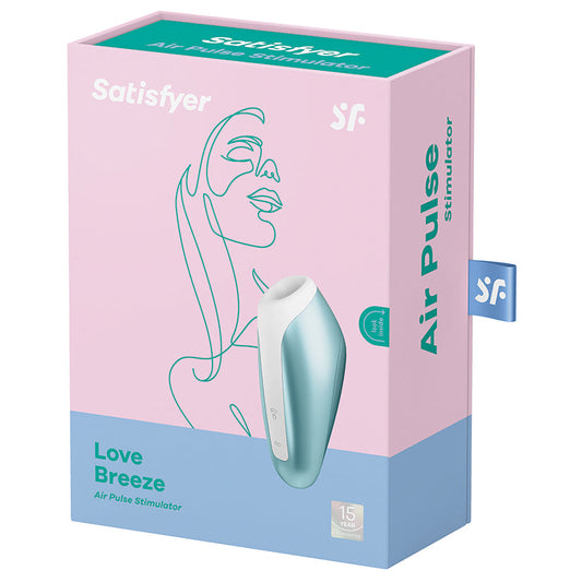 Satisfyer Love Breeze Air Pulse Stimulator-Ice Blue.
