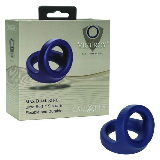 Viceroy Max Dual Ring – Rechargeable, Discreet, Intimate Wellness Accessory – Quiet, Rechargeable, Waterproof, Couples & Solo Use, Discreet Intimate Wellness Accessory